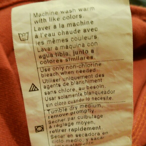 Vintage Carhartt Button Down Shirt Men's 2XL Rust Brown Long Sleeve Heavyweight - Picture 8 of 9